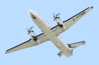 C-FCMB @ CYVR - A Central Mountain Air (CMA) Beechcraft 1900D , after take-off from southern runway, heading east from Vancouver International (CYVR). - by Torben Hansen