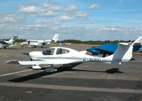 G-SOHO @ EGLK - DA40D IN FRONT OF THE TERMINAL - by BIKE PILOT