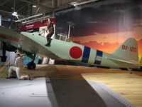 N58245 @ NPS - A Mitsubishi A6M2 Zero on display at the Pacific Aviation Museum - by Kreg Anderson