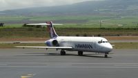 N487HA @ PHOG - Hawaiian Airlines Boeing 717-200