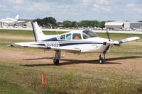 N6635D @ KOSH - Beech C24R - by Mark Pasqualino
