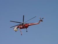 N720HT @ POC - Headed northwest to assist with Azusa Fire - by Helicopterfriend