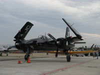 N909TC @ CMA - 1945 Grumman F7F-3 TIGERCAT, two P&W R2800-34 Double Wasps 2,100 Hp each - by Doug Robertson