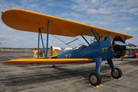 N55508 @ YIP - PT-17, now apparently registered to a Fairchild 24 - by Florida Metal