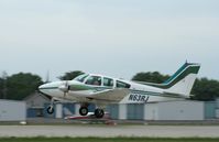 N63RJ @ KOSH - Beech B55 - by Mark Pasqualino