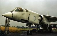 XR222 @ EGTC - Another view of Cranfield's TSR.2 on display at the 1977 Cranfield Business & Light Aviation Show. - by Peter Nicholson