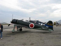 N712Z @ CMA - 1942 Mitsubishi A6M-3 ZERO SEN 'Zeke' Model 22, P&W R-1830 for original Nakajima NK1F Sakae 21 radial of 1,130 Hp - by Doug Robertson