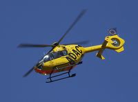D-HSOS @ EDKB - Eurocopter EC135P1 of ADAC Luftrettung (EMS) in flight at the Bonn-Hangelar centennial jubilee airshow - by Ingo Warnecke