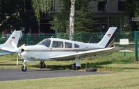 D-EDLT @ EDKB - Piper PA-28R-201 Arrow III at the Bonn-Hangelar centennial jubilee airshow