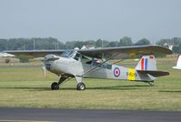 D-ELYD @ EDKB - Taylorcraft Auster Mk5 at the Bonn-Hangelar centennial jubilee airshow