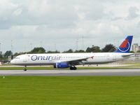 TC-OAN @ EGCC - Lining up to depart - by John1958