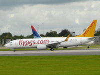 TC-AAJ @ EGCC - Lining up to depart - by John1958
