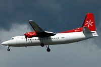 SE-LIO @ ESSA - Skyways Fokker 50 about to land at Stockholm Arlanda. - by Henk van Capelle