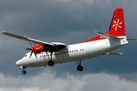 SE-LIO @ ESSA - Skyways Fokker 50 about to land at Stockholm Arlanda. - by Henk van Capelle