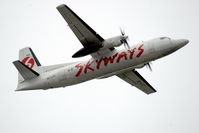 SE-LIO @ ESSA - Skyways Fokker 50 taking off from Stockholm Arlanda. - by Henk van Capelle