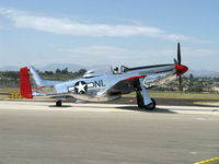 N4132A - 1944 North American/Aero Classics P-51D MUSTANG, Rolls Royce V-1650-7 Merlin 1,695 Hp, Limited class, taxi - by Doug Robertson