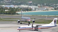 N377AT @ TNCM - getting ready for  taxi