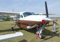 N208AE @ EDKB - Cessna 208B Grand Caravan at the Bonn-Hangelar centennial jubilee airshow