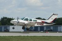 N34BW @ KOSH - Beech B55 - by Mark Pasqualino