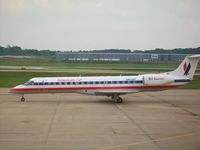 N813AE @ KEVV - Taxiing to rwy 22 for departure on American Eagle No. 4130 to KORD - by Kurt M. Weber