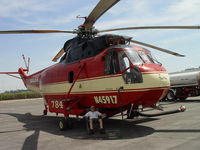 N45917 @ POC - The Pres and crew awaiting assignment for Morris Fire or Station Fire - by Helicopterfriend