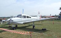 D-EJVU @ EDKB - Beechcraft A23-24 Musketeer Super III at the Bonn-Hangelar centennial jubilee airshow