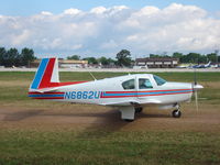 N6862U @ KOSH - Mooney M20C - by Mark Pasqualino