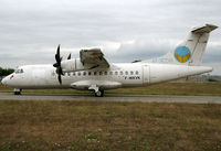 F-WKVK @ LFBO - Stored at the Latecoere Aeroservices facility... Ex. VT-ADP - by Shunn311