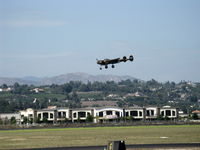 N138AM @ CMA - 1943 Lockheed P-38J LIGHTNING '23 Skidoo', two Allison V1710-89/91 1,425 Hp each. On final for Rwy 26 - by Doug Robertson