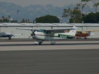 N214AF @ KSMO - N214AF arriving on RWY 21 - by Torsten Hoff