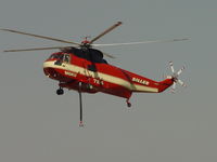 N45917 @ POC - Hovering over parking spot eastend of Brackett - by Helicopterfriend