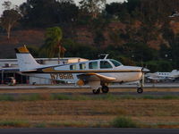 N7951R @ POC - Rolling out from landing on 8R at Brackett - by Helicopterfriend