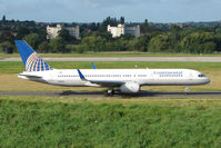 N14102 @ EGBB - Continental wing-tipped B757 at Birmingham UK - by Terry Fletcher
