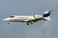G-SXTY @ EGBB - Learjet 60 on approach to Birmingham UK - by Terry Fletcher