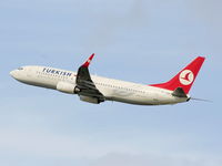 TC-JGN @ EGCC - Turkish Airlines,  Boeing 737-8F2 - by Chris Hall