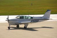 N36968 @ CID - Taxiing for departure from Landmark FBO - by Glenn E. Chatfield