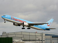 G-OBYI @ EGCC - Thomson - by Chris Hall