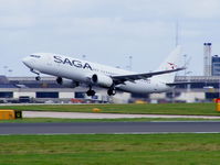 TC-SGH @ EGCC - Saga Boeing 737-86J/W. previous ID D-ABAN - by Chris Hall