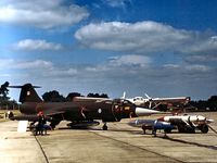 104795 @ GREENHAM - CF-104 Starfighter of 421 Squadron Canadian Armed Forces at the 1973 Intnl Air Tattoo at RAF Greenham Common. - by Peter Nicholson