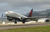 N301DQ @ TNCM - rotating out of runway 28