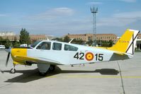E24A-19 @ LEGT - The Bonanza is one of Spains main training aircraft. It still serves with 42 Grupo at Getafe. - by Joop de Groot