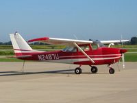 N2487U @ OXI - On the ramp at Knox, Indiana - by Bob Simmermon