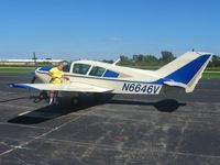 N6646V @ RCR - On the ramp at Rochester, Indiana