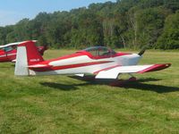 N596JB @ OH36 - Jerry's ride all the way from Waynesboro, VA (W13) at the EAA breakfast fly-in at Zanesville, Ohio - by Bob Simmermon