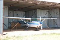 N2438U @ KFSU - N2438U parked in a shelter at KFSU - by Matthew D Truch