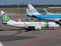 PH-HZN @ EHAM - From viewing terrace - by Noel Kearney