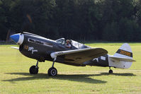 F-AZKU @ EDST - Private Curtiss P-40N Kittyhawk - by Jens Achauer