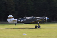 F-AZKU @ EDST - Private Curtiss P-40N Kittyhawk - by Jens Achauer