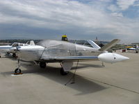 N8558A @ CMA - 1949 Beech A35 BONANZA, Continental E185-11 205 Hp, polished finish - by Doug Robertson