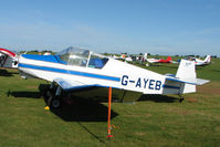 G-AYEB @ EGBK - Visitor to the 2009 Sywell Revival Rally